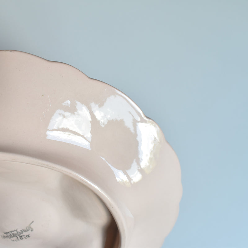 ヴィンテージオイスタープレートディゴワン＆サルグミンヌ ピンク B