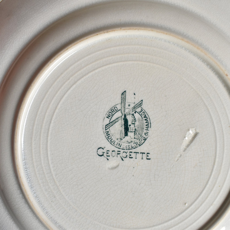 Vintage Plate Moulin des Loups Georgette