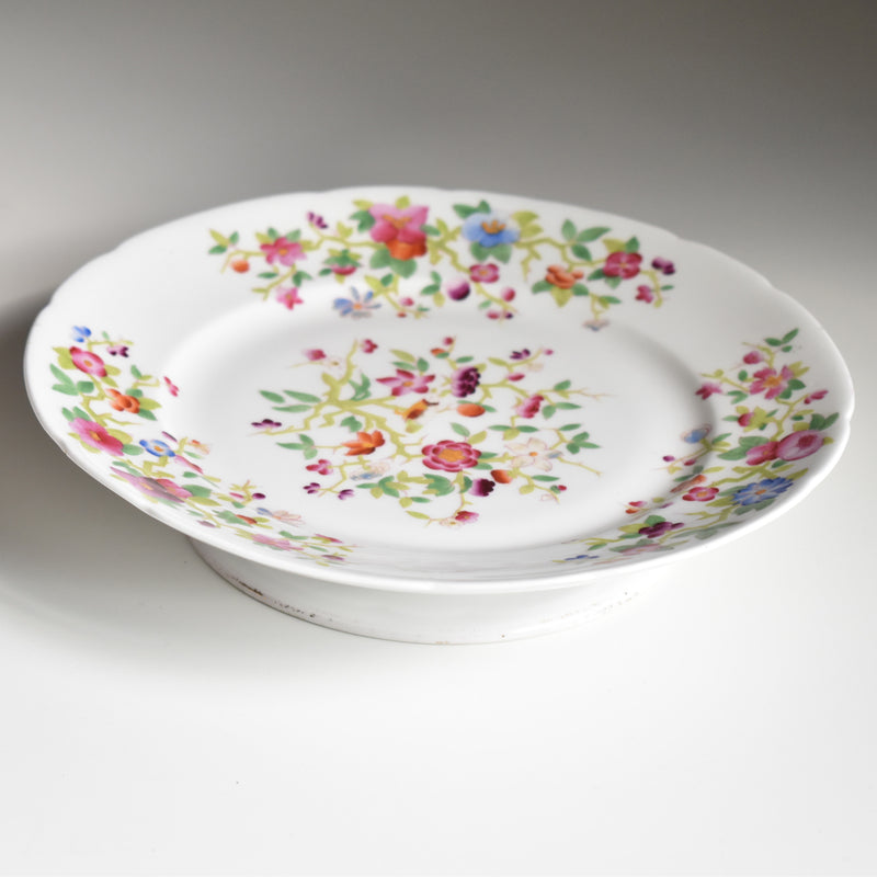 Antique Pedestal Plate, Minton Pattern C
