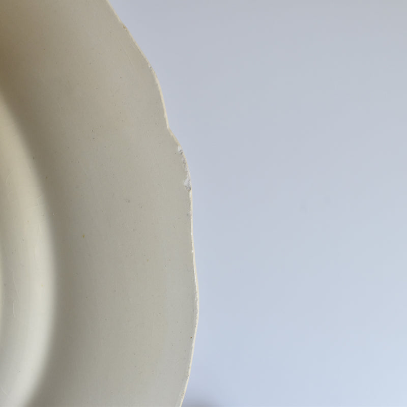 Vintage Plate Longchamp, Scalloped Rim B
