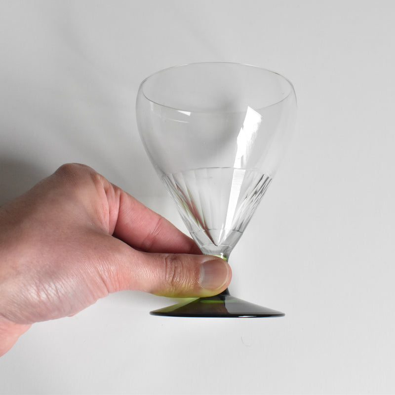 Antique Water Glass - Portieux Québec Vert