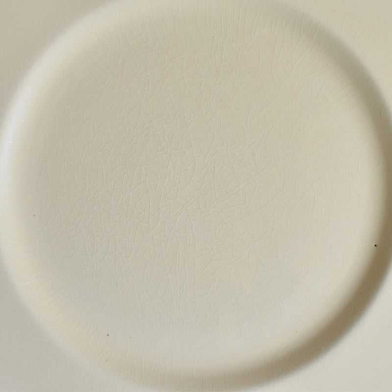 Vintage Plate Longchamp, Scalloped Rim B
