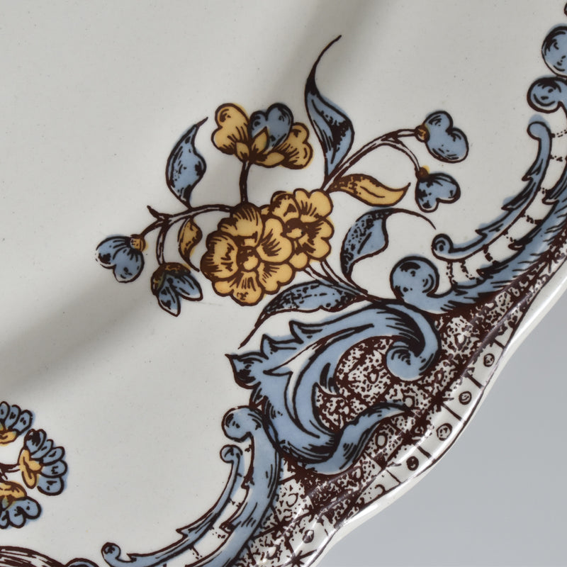 Vintage large plate Vieux salins Chevreuse