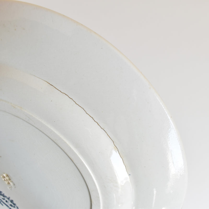 Antique Plate Jules Vieillard Bordeaux Guirlande B