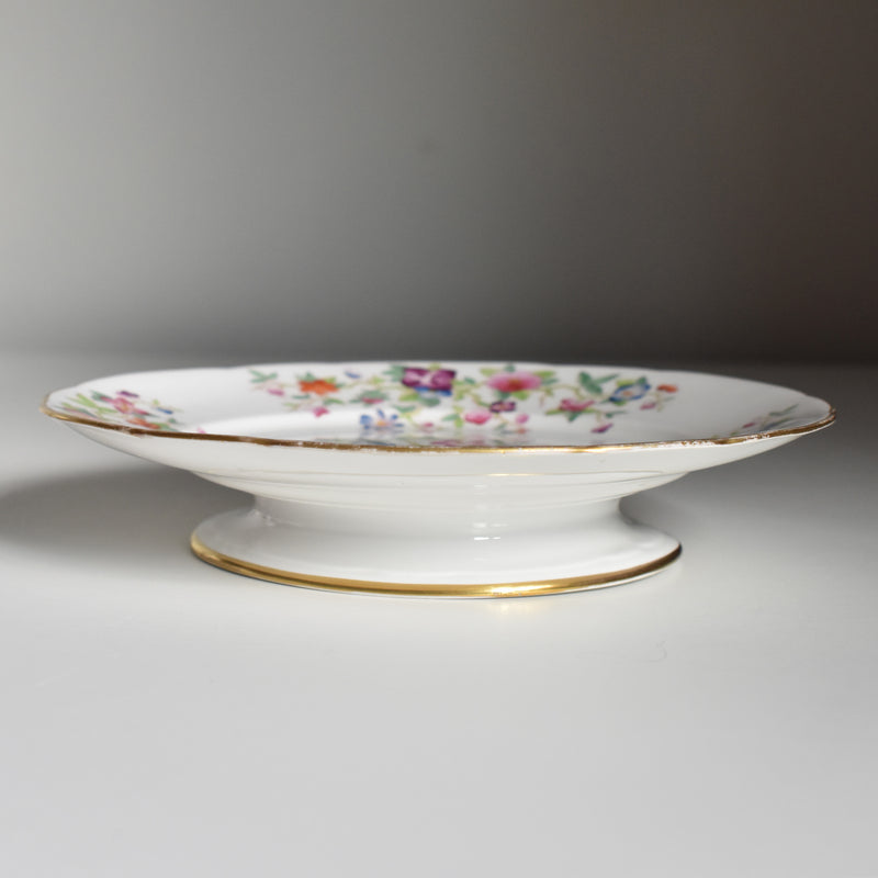 Antique Footed Plate Minton Pattern A
