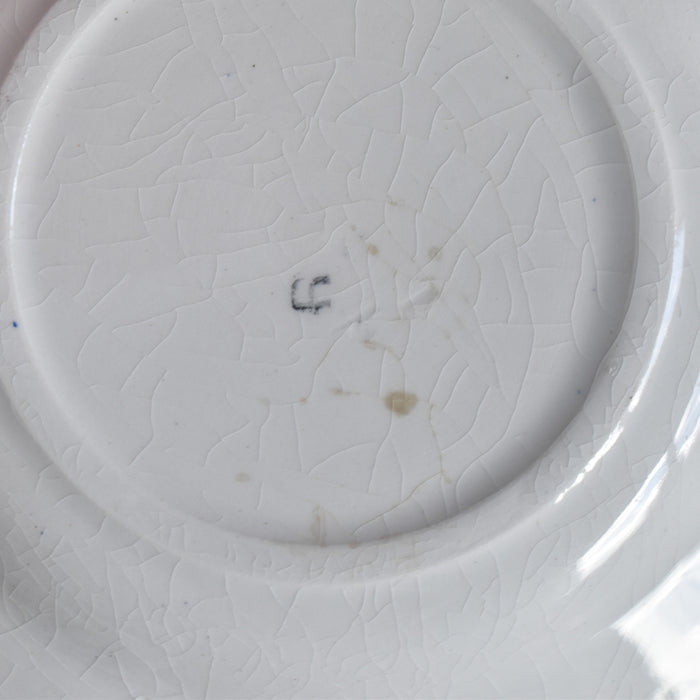 ヴィンテージお飯事 HBCMクレイモントロー Le petit Chaperon Rouge（赤ずきん）プレート H