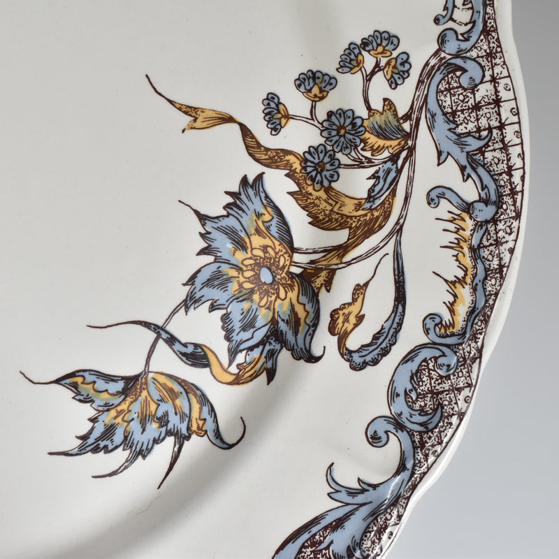 Vintage large plate Vieux salins Chevreuse