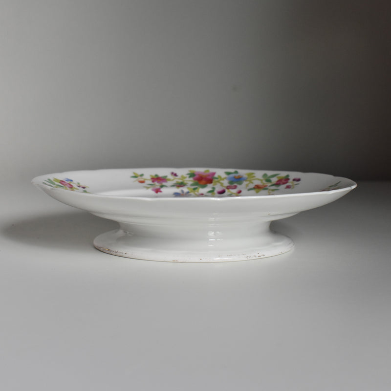 Antique Pedestal Plate, Minton Pattern C