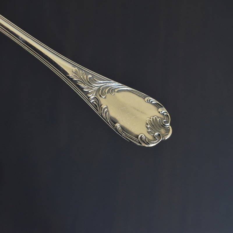 Vintage Silver Plated Dessert Fork Christofle Marly