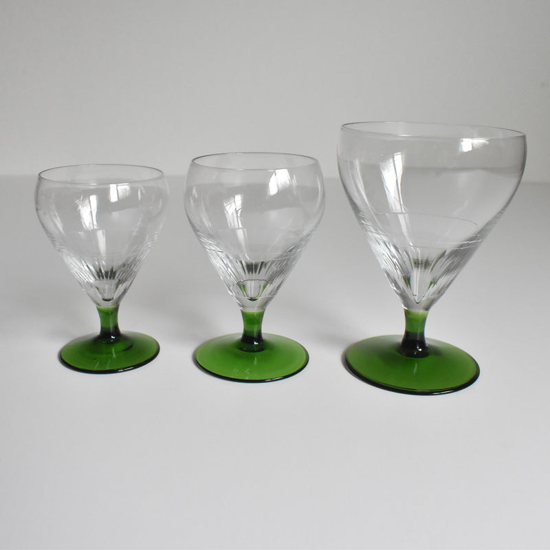 Antique Water Glass - Portieux Québec Vert