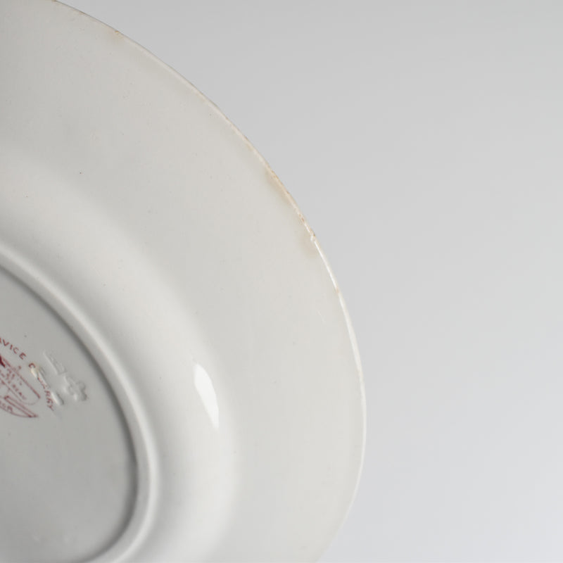 Antique Plate Creil et Montereau Dubarry A