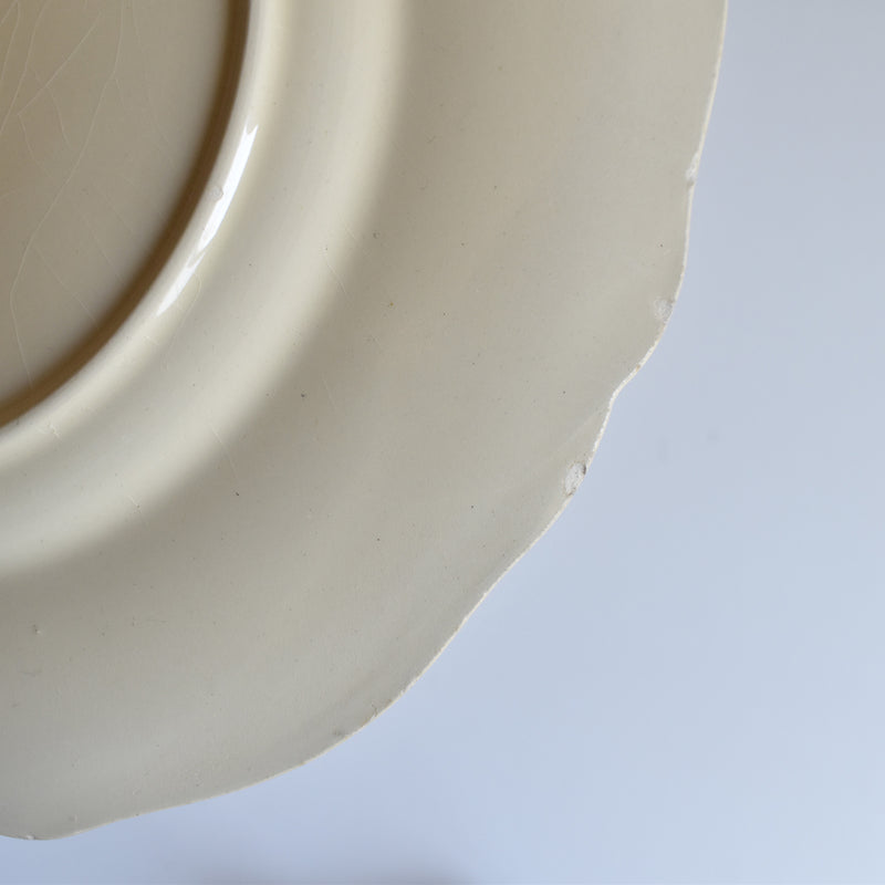 Vintage Plate Longchamp, Scalloped Rim C