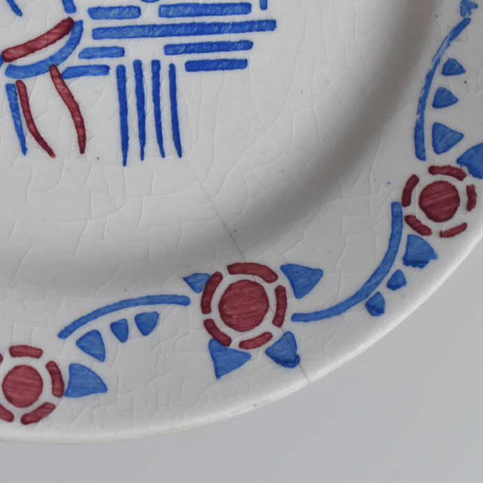 ヴィンテージお飯事 HBCMクレイモントロー Le petit Chaperon Rouge（赤ずきん）プレート H