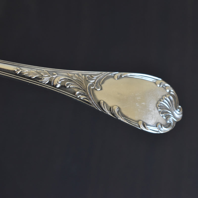 Vintage Silver Plated Dessert Fork Christofle Marly