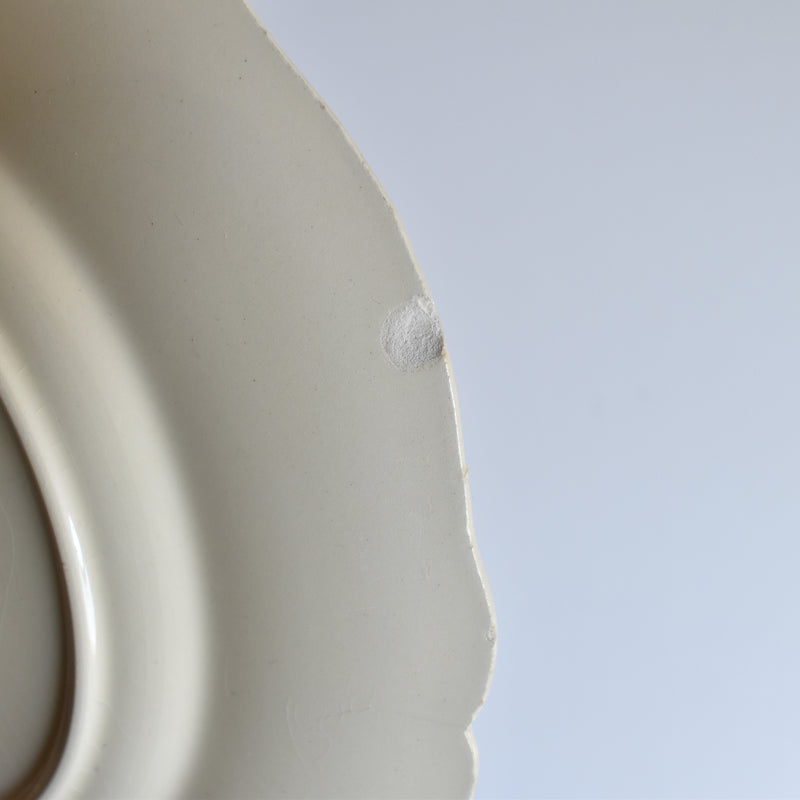 Vintage Plate Longchamp, Scalloped Rim C