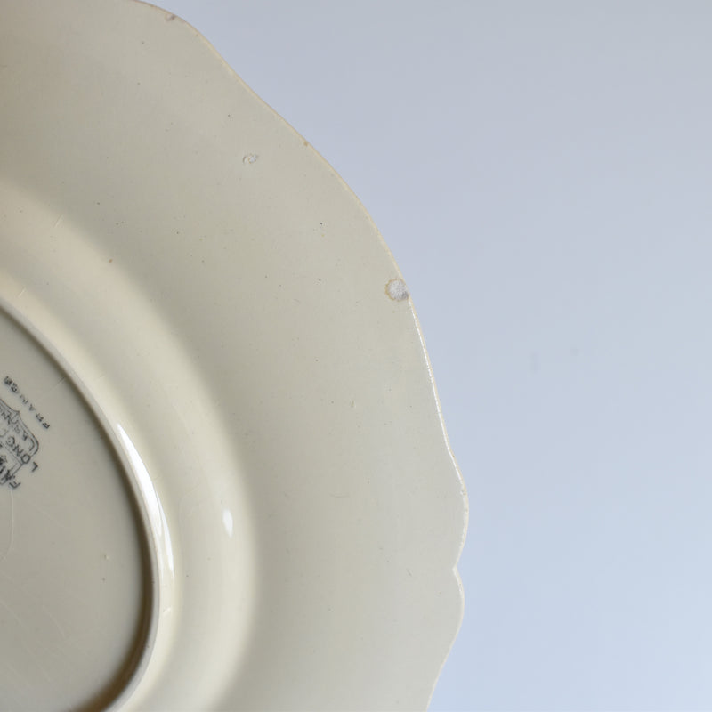 Vintage Plate Longchamp, Scalloped Rim C