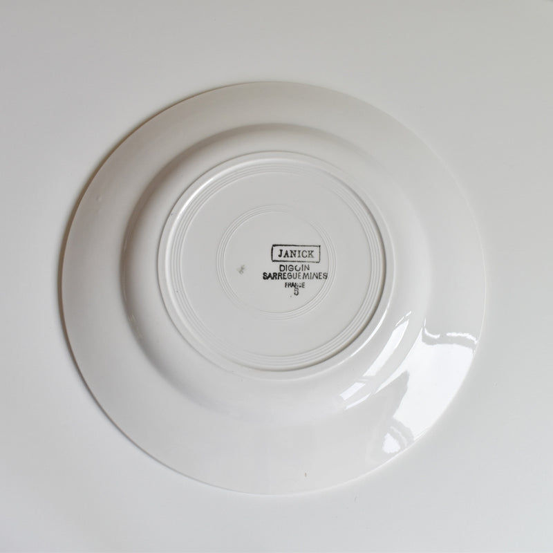 Vintage Plate Digoin & Sarreguemines Janik A