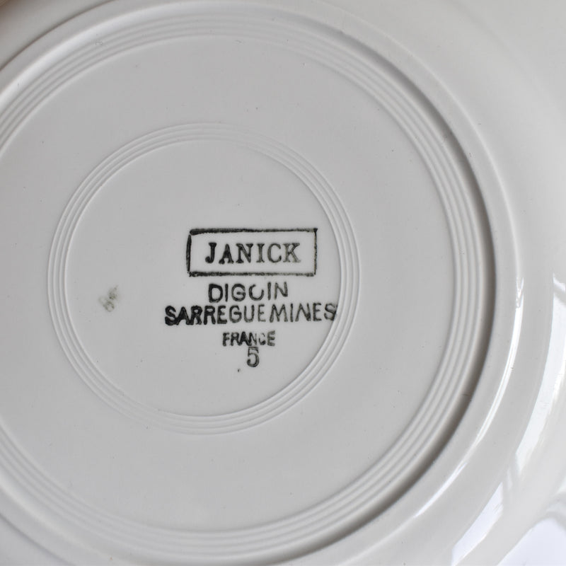 Vintage Plate Digoin & Sarreguemines Janik A