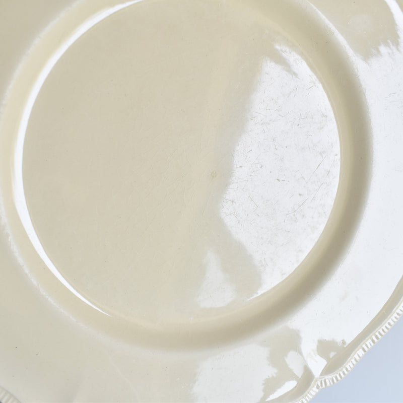 Vintage Plate Longchamp, Scalloped Rim C