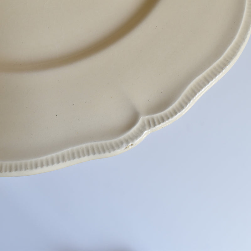 Vintage Plate Longchamp, Scalloped Rim C