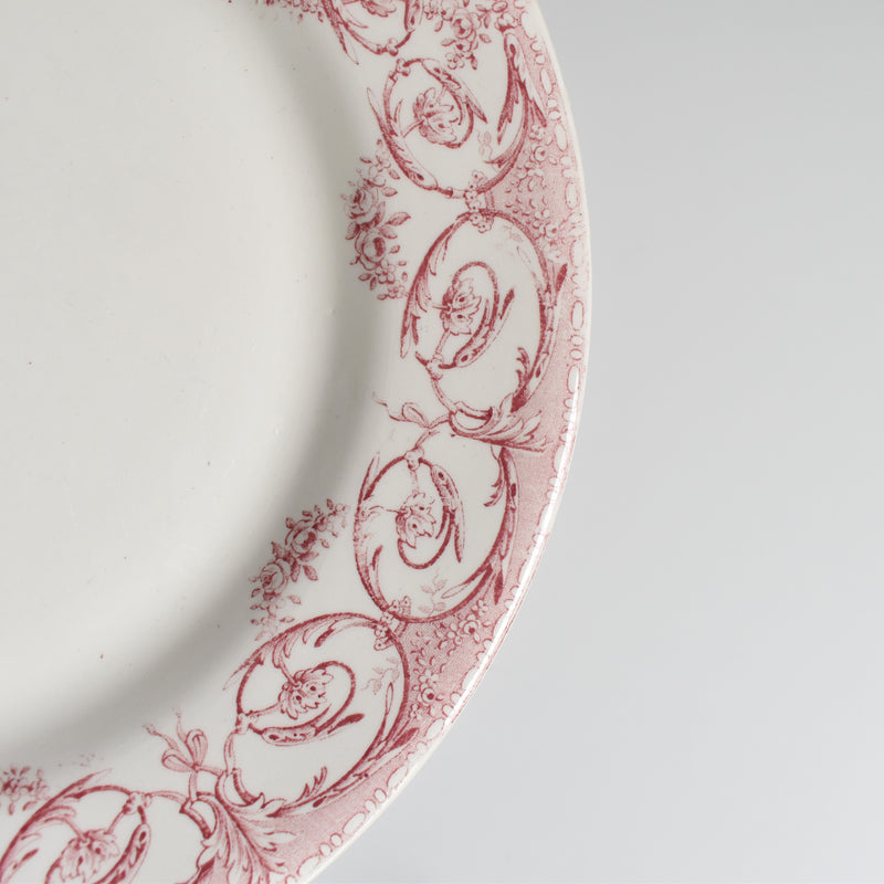 Antique Plate Creil et Montereau Dubarry A