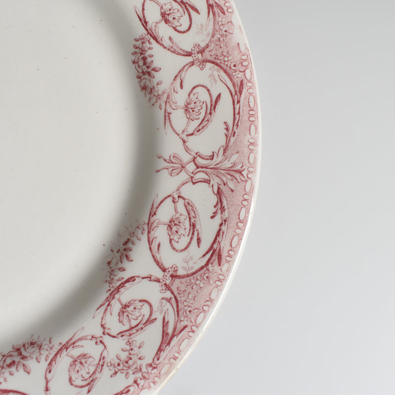 Antique Plate Creil et Montereau Dubarry A