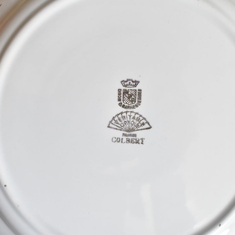 Vintage Plate: Digoin & Sarreguemines Colbert A