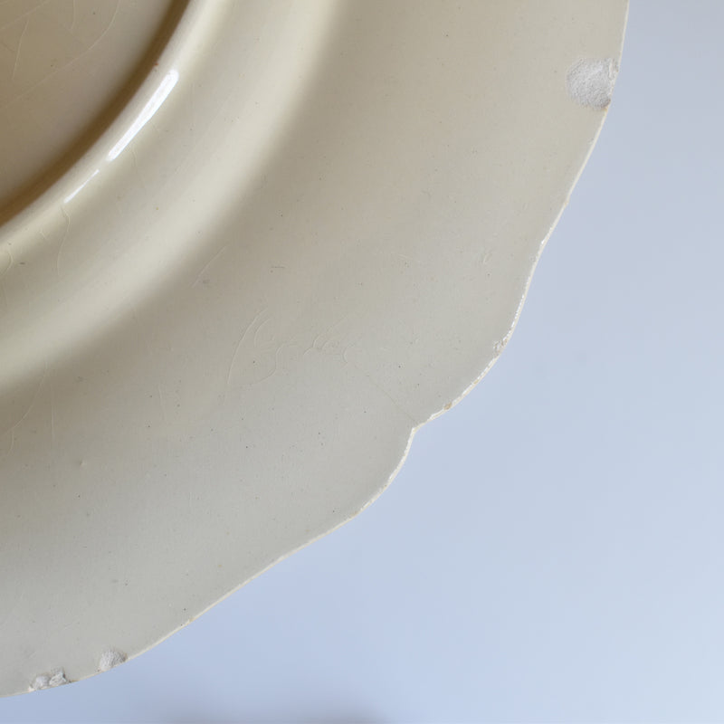 Vintage Plate Longchamp, Scalloped Rim C