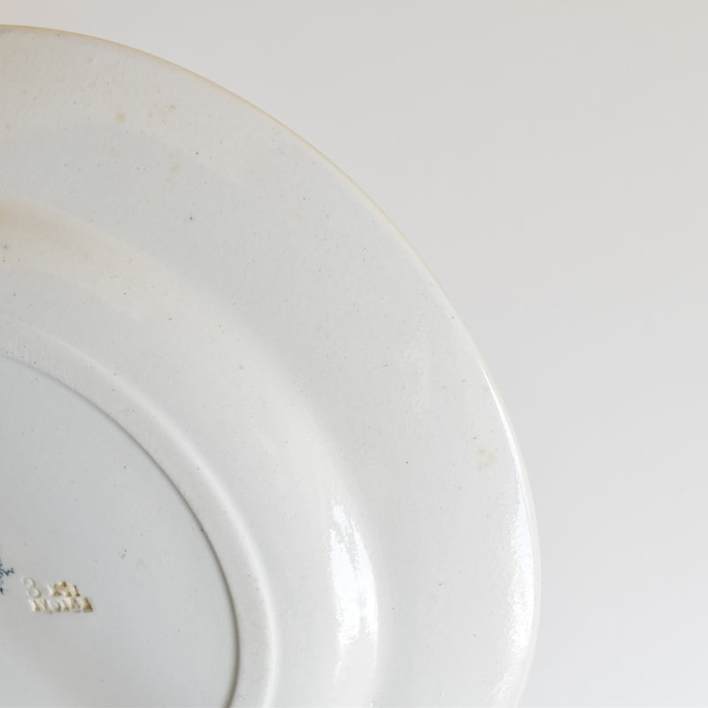 Antique Plate Jules Vieillard Bordeaux Guirlande C