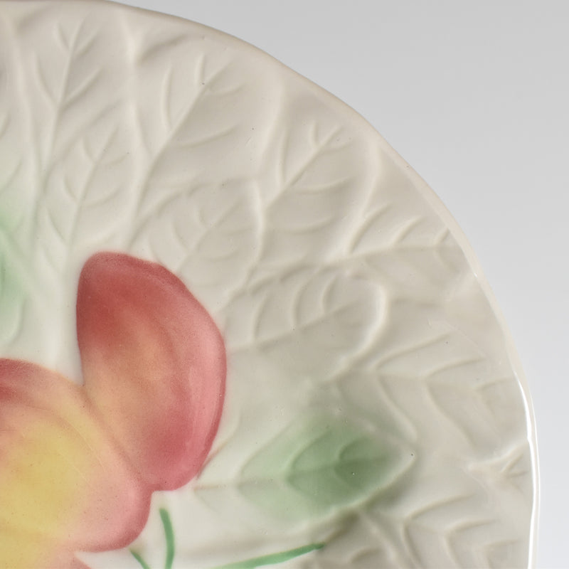Vintage Dessert Plate Sarreguemines Barbotine Prunes A