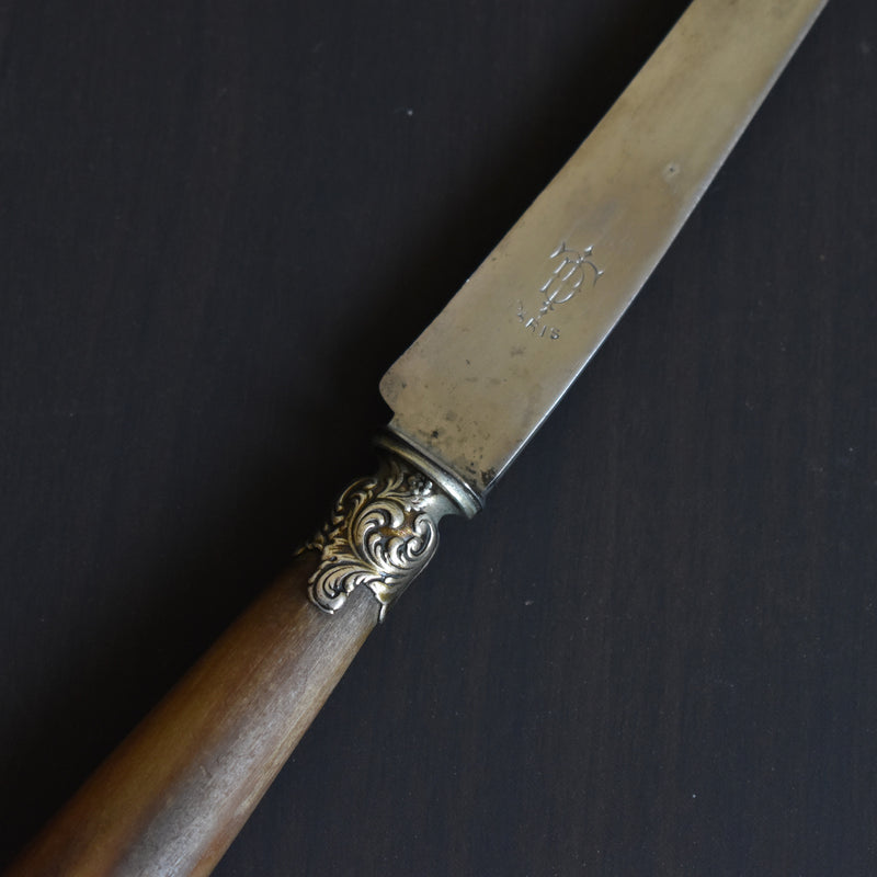 Antique Dessert Knife TD Paris