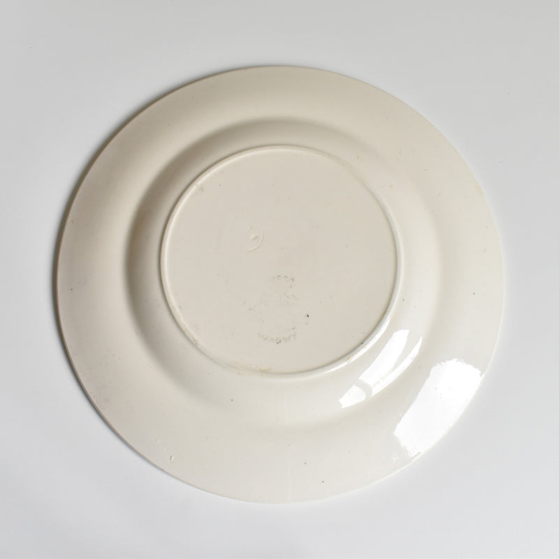 Antique Plate Longwy Trianon B