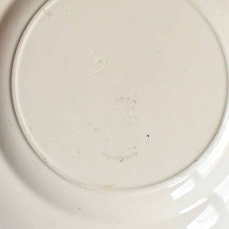 Antique Plate Longwy Trianon B