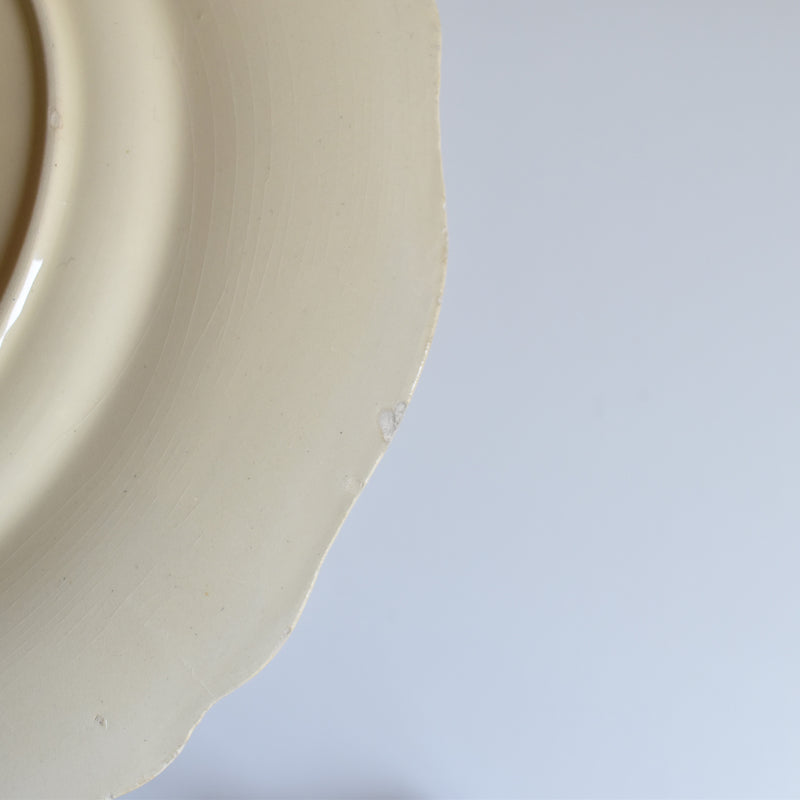 Vintage Plate Longchamp Flower Rim D