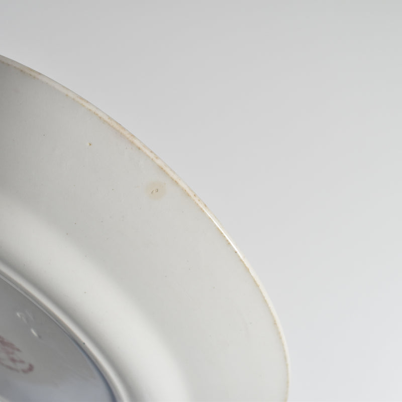 Antique Plate Creil et Montereau Dubarry B