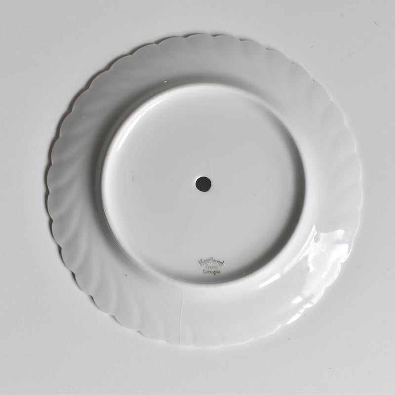 Vintage 3-Tier Serving Plate Limoges Haviland Cerisier Bleu