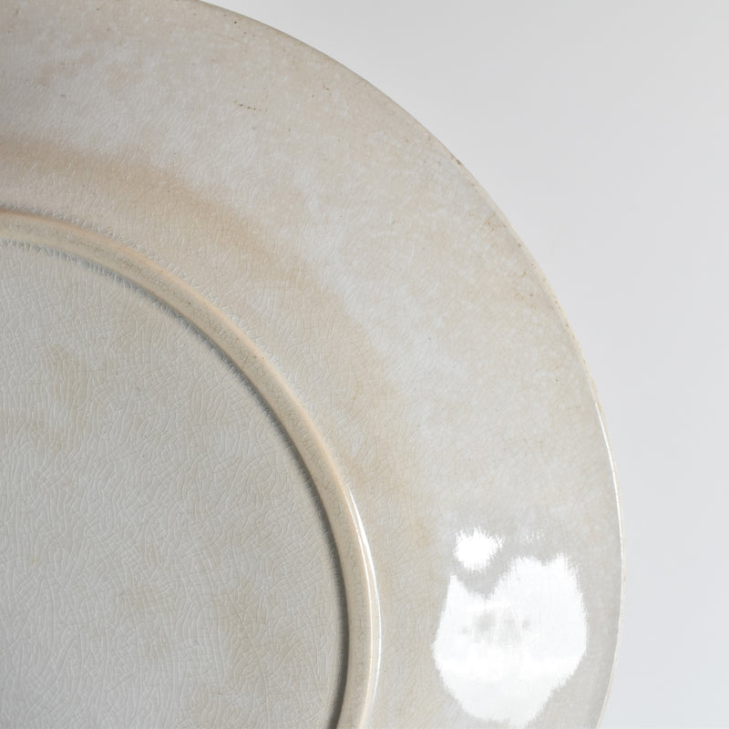 Antique Plate Sarreguemines Opaque de Sarreguemines G