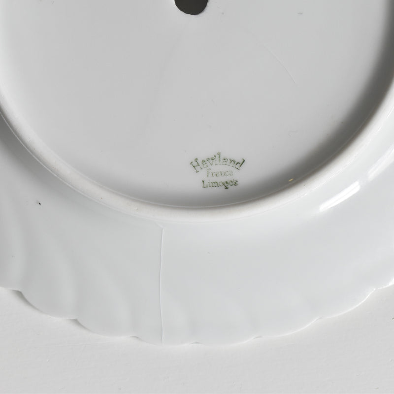 Vintage 3-Tier Serving Plate Limoges Haviland Cerisier Bleu