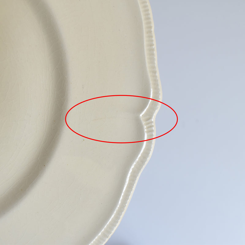 Vintage Plate Longchamp Flower Rim D
