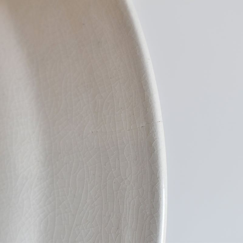 Vintage pedestal plate, HBCM (Creil-Montereua) Béarn