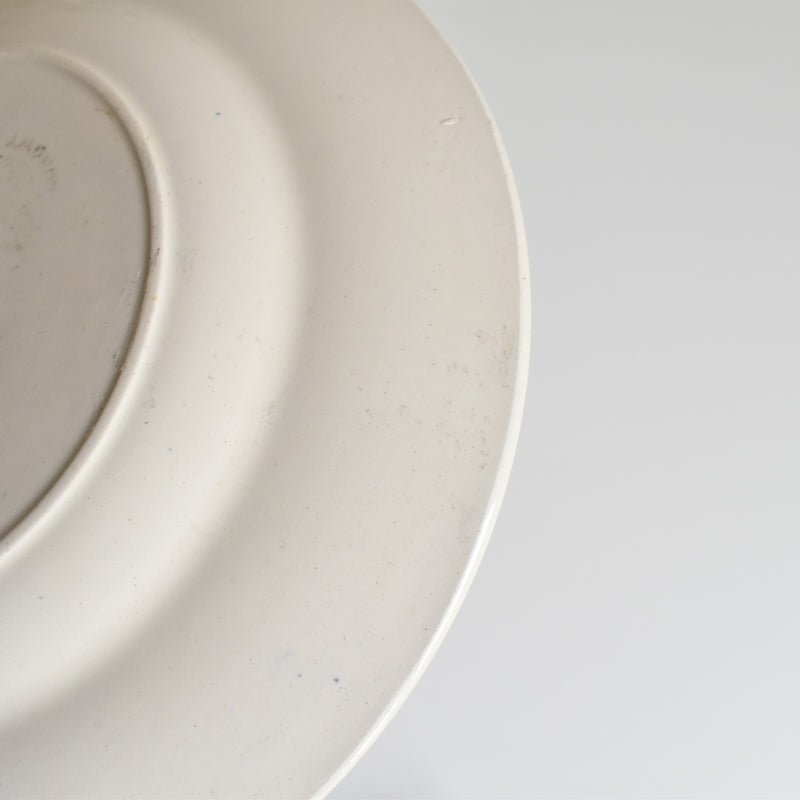 Antique Plate Longwy Trianon B