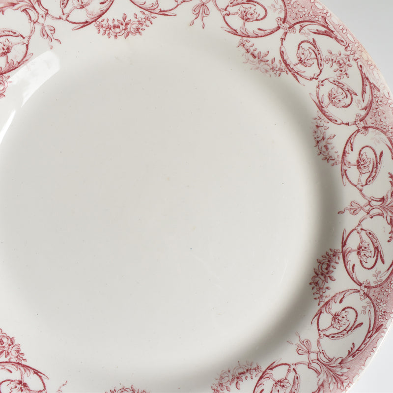 Antique Plate Creil et Montereau Dubarry B