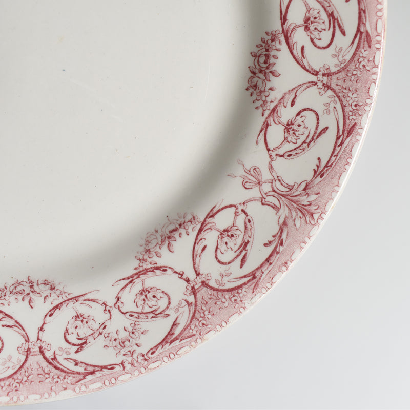 Antique Plate Creil et Montereau Dubarry B