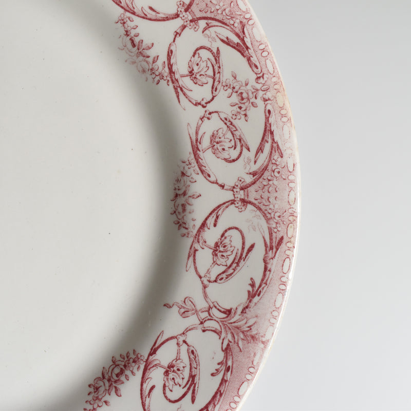 Antique Plate Creil et Montereau Dubarry B
