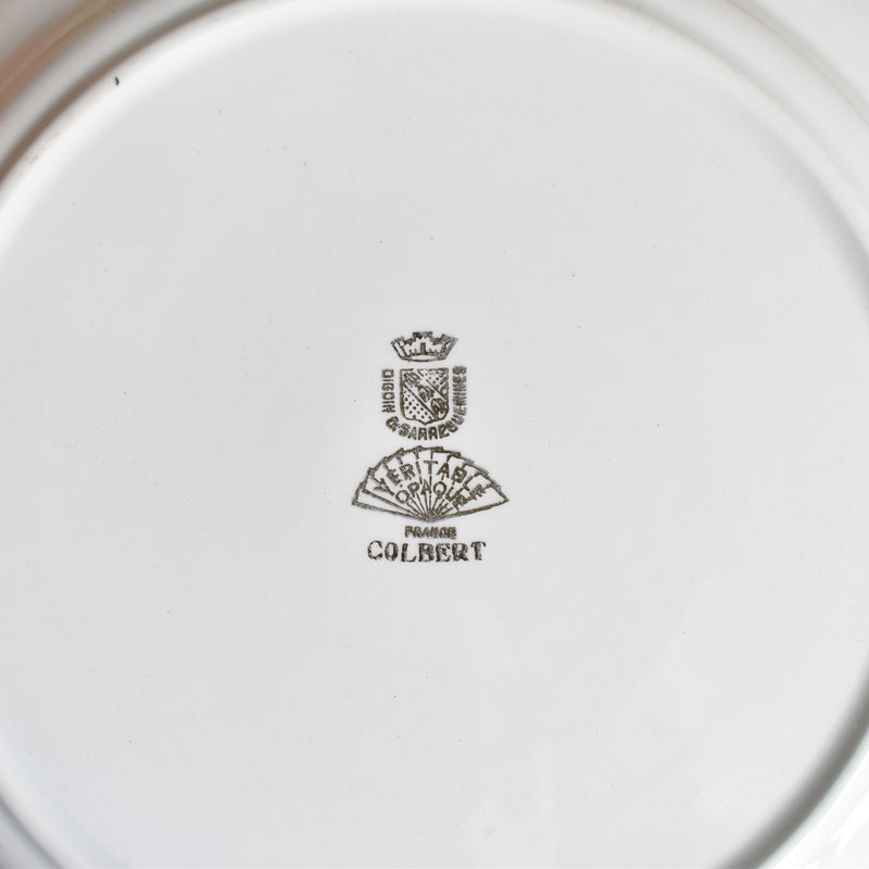 Vintage Plate Digoin & Sarreguemines Colbert B