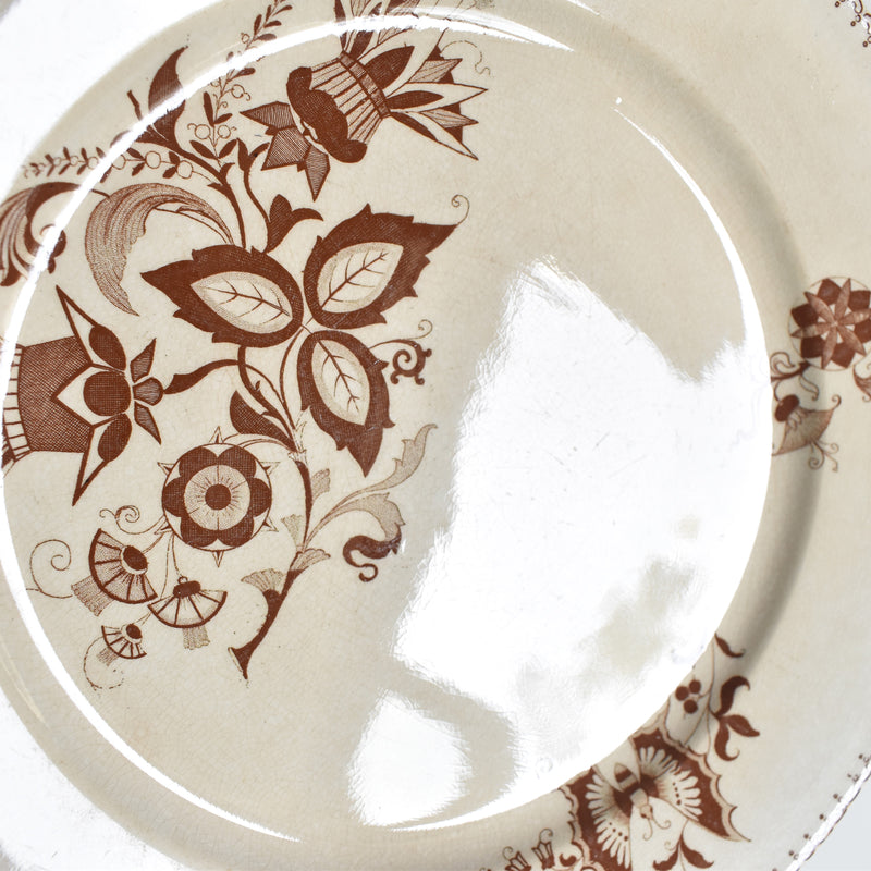 Antique Plate Sarreguemines Opaque de Sarreguemines G
