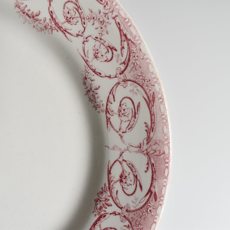 Antique Plate Creil et Montereau Dubarry B