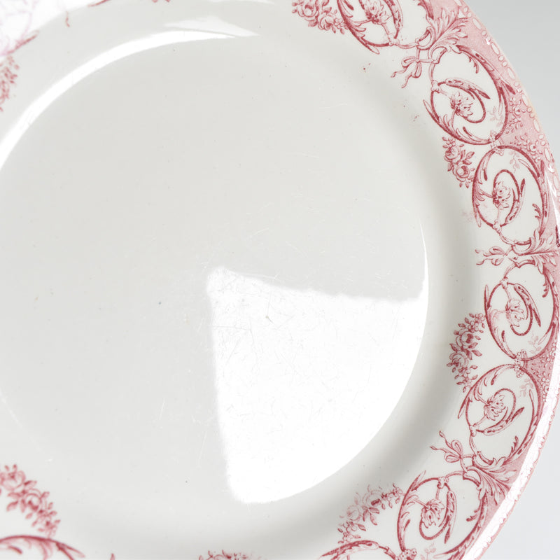 Antique Plate Creil et Montereau Dubarry B