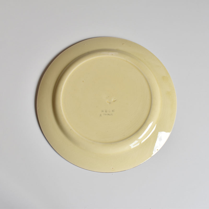 Vintage Dessert Plate, Creil et Montereau, HBCM D