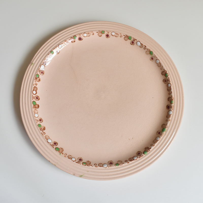 Antique Plate - Longwy "Betty" (Sale Item)